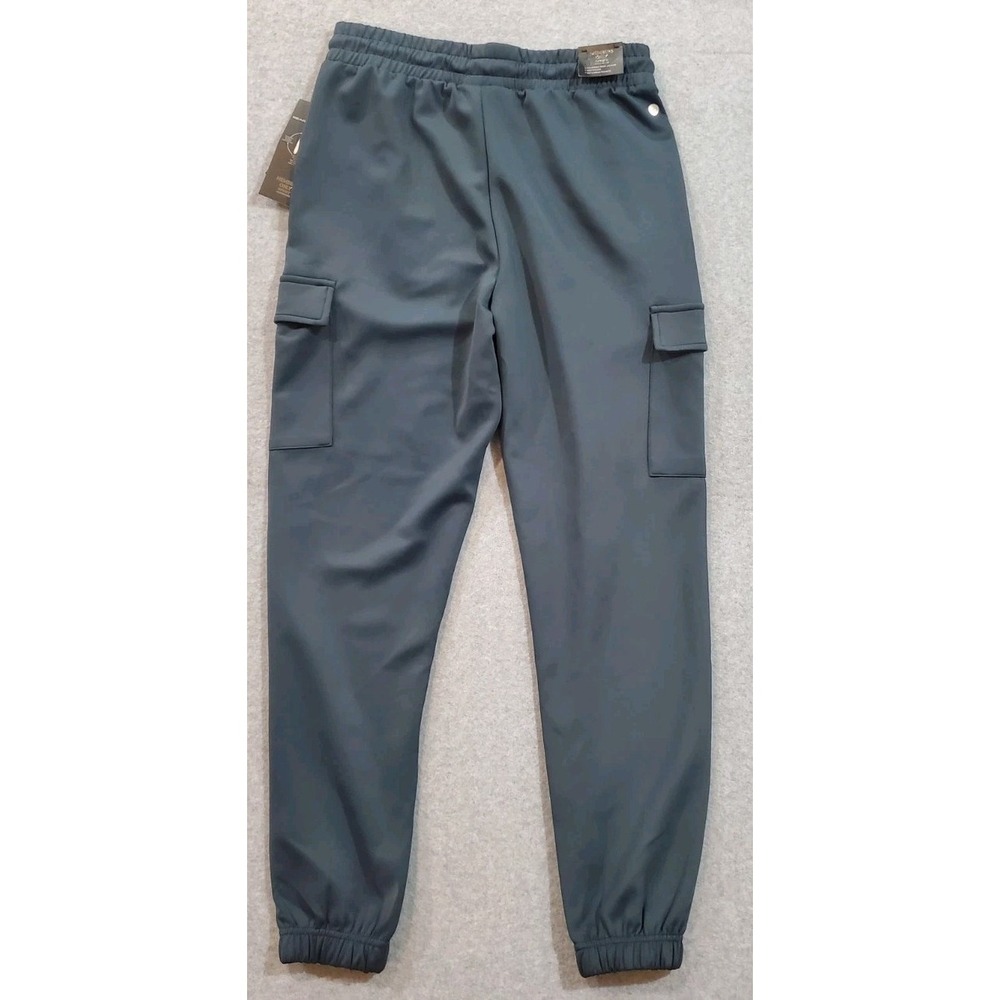 Members Only Sport Men's Small Slim Fit Tapered Jogger Pants Driftwood Blue - Picture 2 of 11